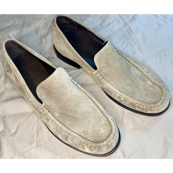 Vince Other - $350 MSRP Vince "Miles" Loafers in "Flint" Gray Suede Men's Size 10 EUC!!